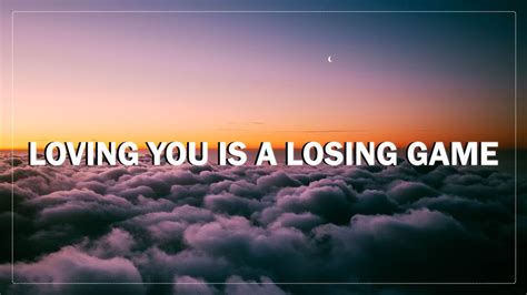 losing game lyrics|“Loving you is a losing game” — Duncan Laurence’s “Arcade” lyrics .